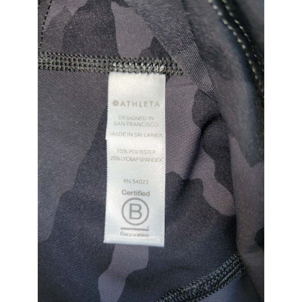 Athleta Ultimate 7/8 Tight Leggings Gray Black Camo | Women’s Size X-Small - Picture 7 of 14